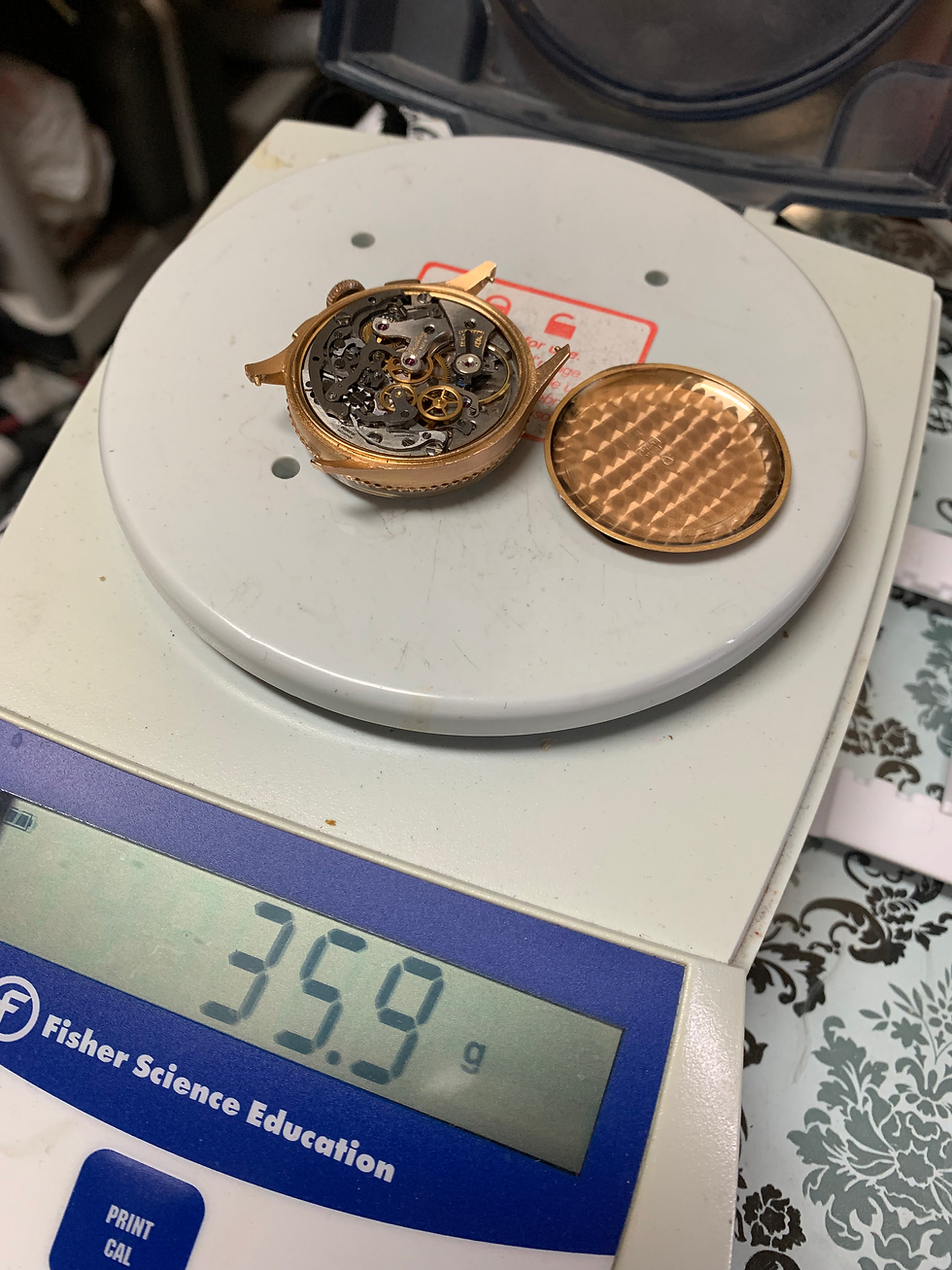 Thumbnail: Rear vintage Breitling watch