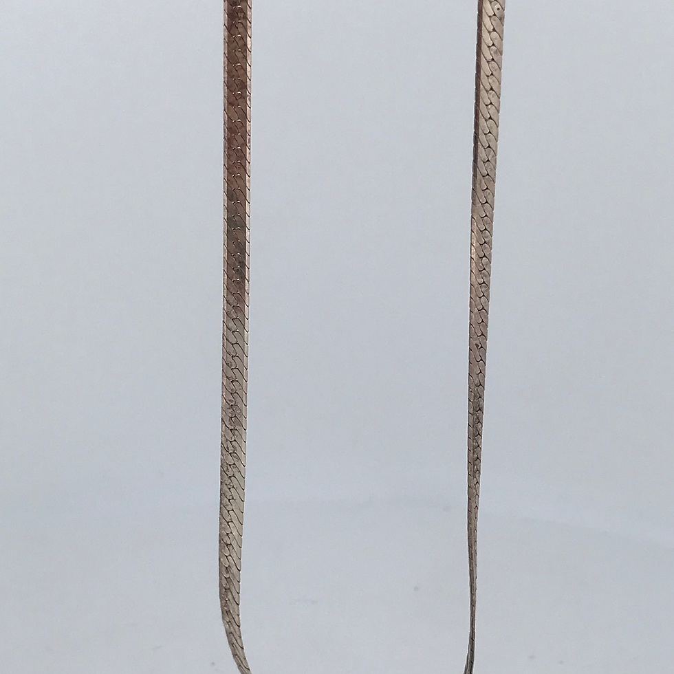 Thumbnail: Sterling silver necklace 28”