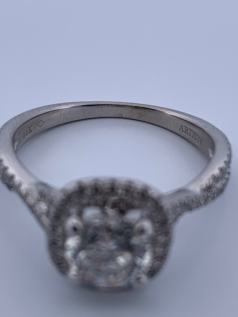 Thumbnail: 14k white gold 1.42ct diamond ring size 6.75