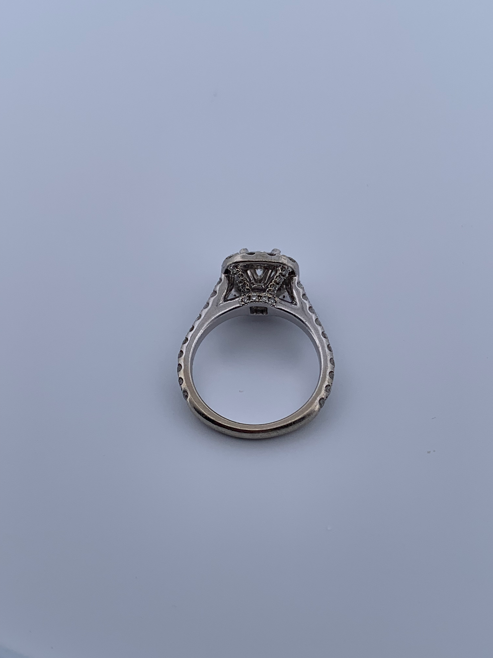 Thumbnail: Neil lane 14k white gold 1.60ct diamond ring set size 4.5
