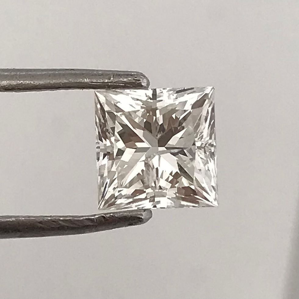 Thumbnail: 1.6ct Princess cut GIA certified natural diamond 