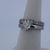 Thumbnail: Palladium 1.45ct triangular natural diamond size 6