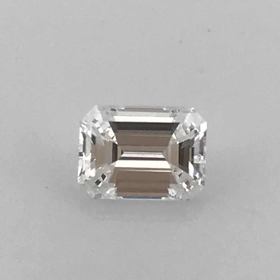 Thumbnail: Gia certified 0.84ct emerald cut natural diamond 