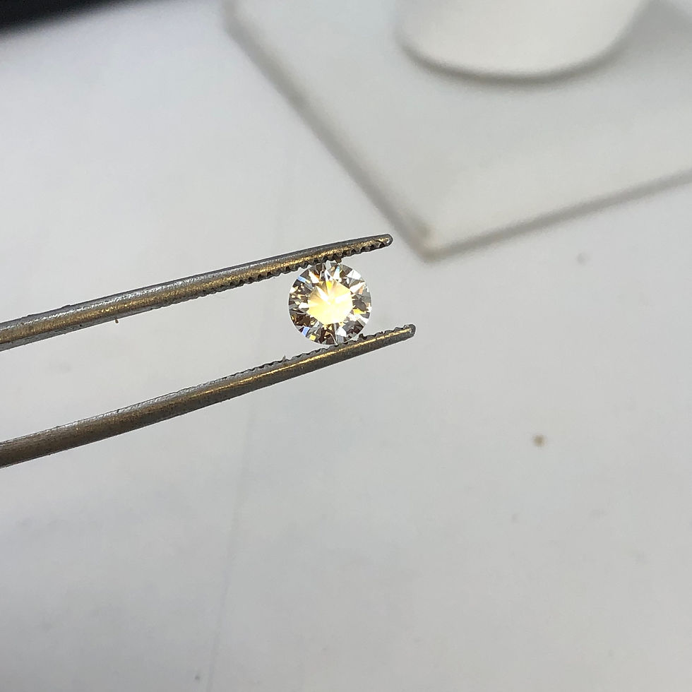 Thumbnail: 0.52ct round  cut natural  diamond  Rear & Foraver certified 