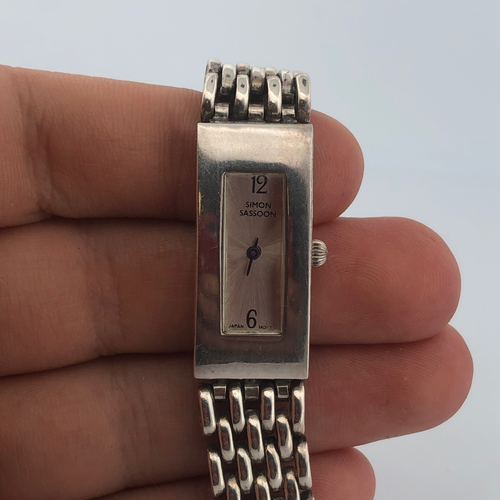 Sterling silver Simon Sassoon Watch 6.8” | Y-DAVID JEWELERS