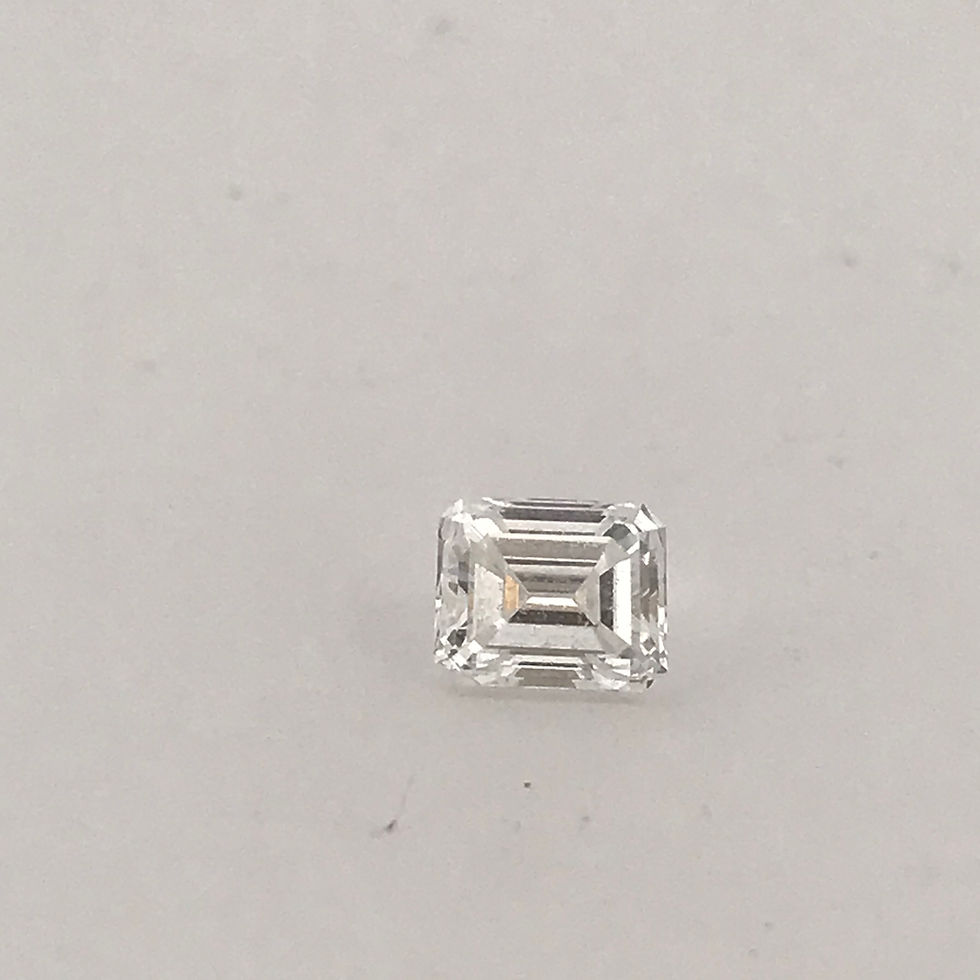 Thumbnail: 0.57ct Gia certified emerald cut natural diamond f vvs2