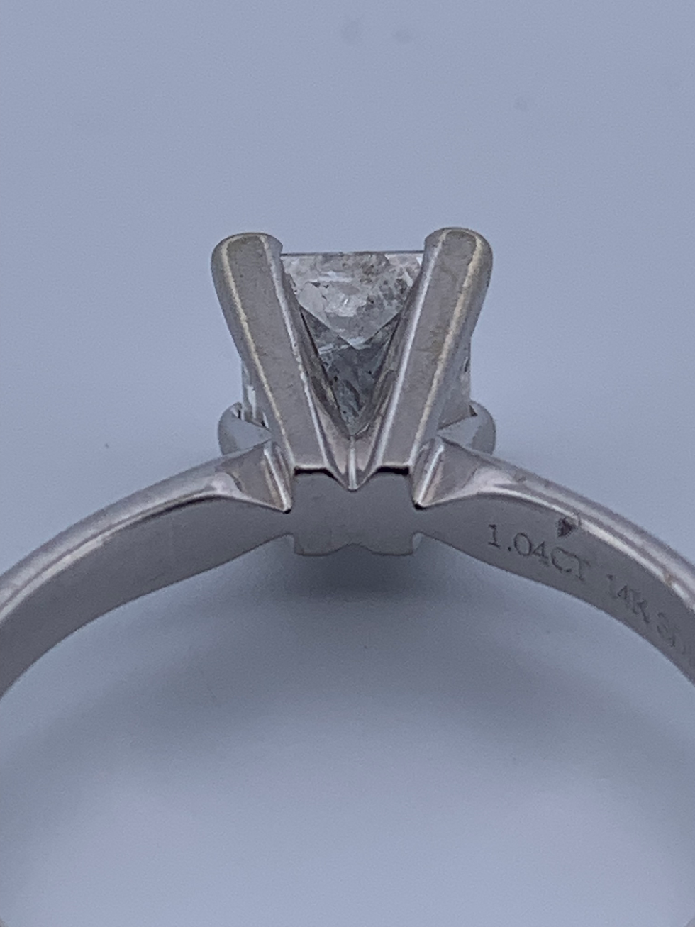 Thumbnail: 14k white gold 1.4ct diamond ring size 6