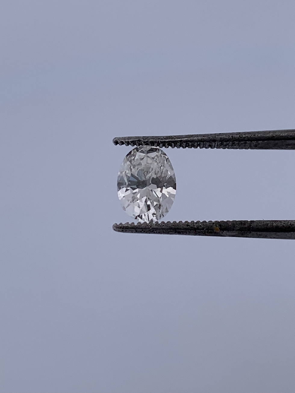 Thumbnail: Gia certified 1.20ct H SI2 oval eye clean natural diamond
