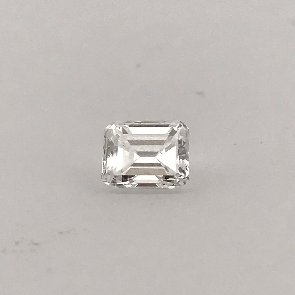 Thumbnail: 0.57ct Gia certified emerald cut natural diamond f vvs2