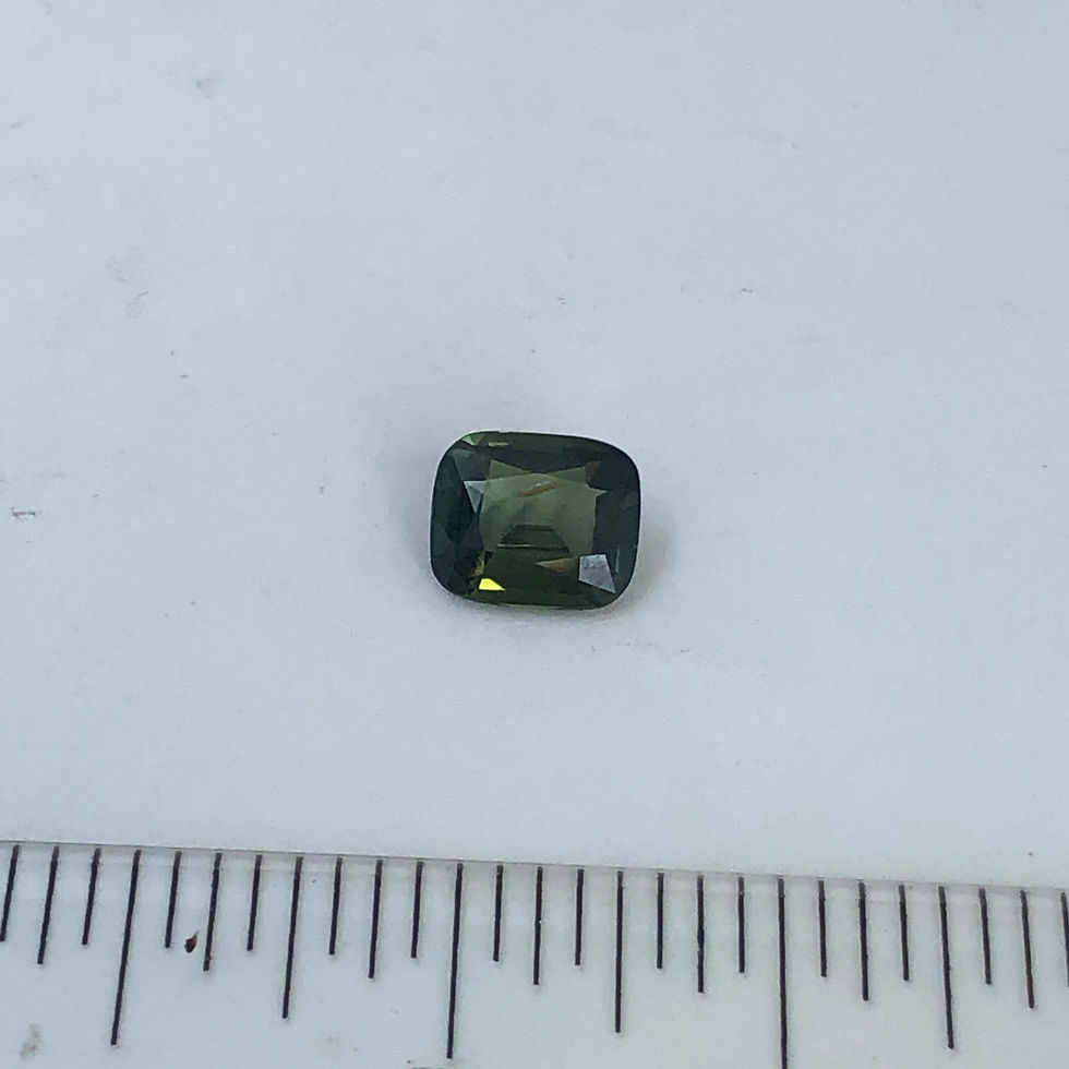 Thumbnail: 2.15ct natural Gia certified green sapphire 