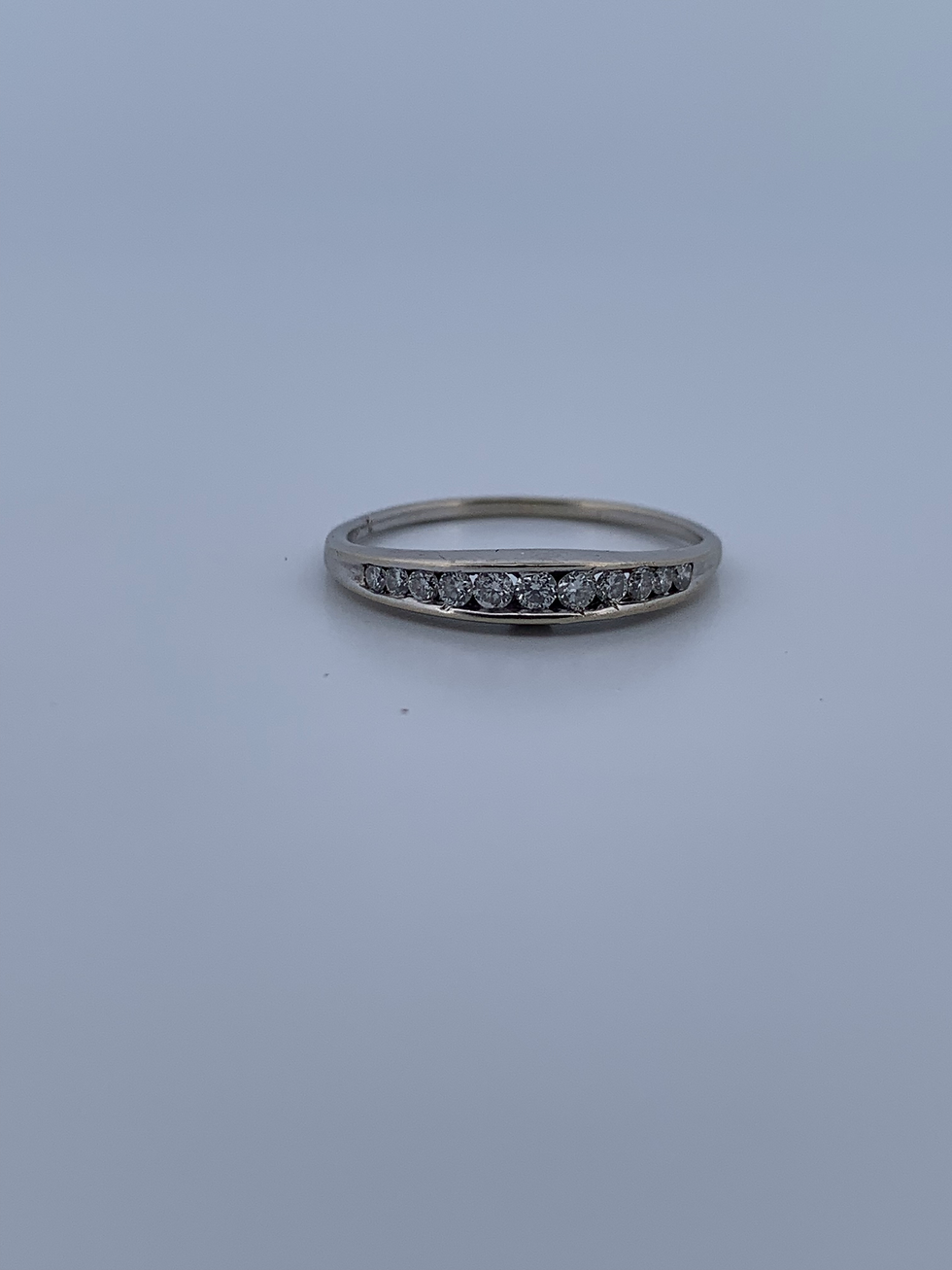 Thumbnail: 14k white gold 1.64ct diamond ring set size 7.25