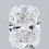 Thumbnail: IGI certified 3.02ct  elongated cushion cut E color vvs2 Lab grown diamond