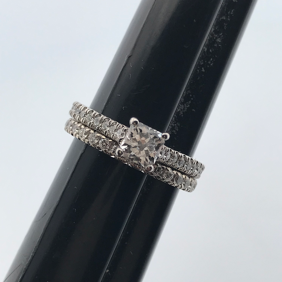 Thumbnail: Hears on fire 1.2ct Diamond ring set size 6