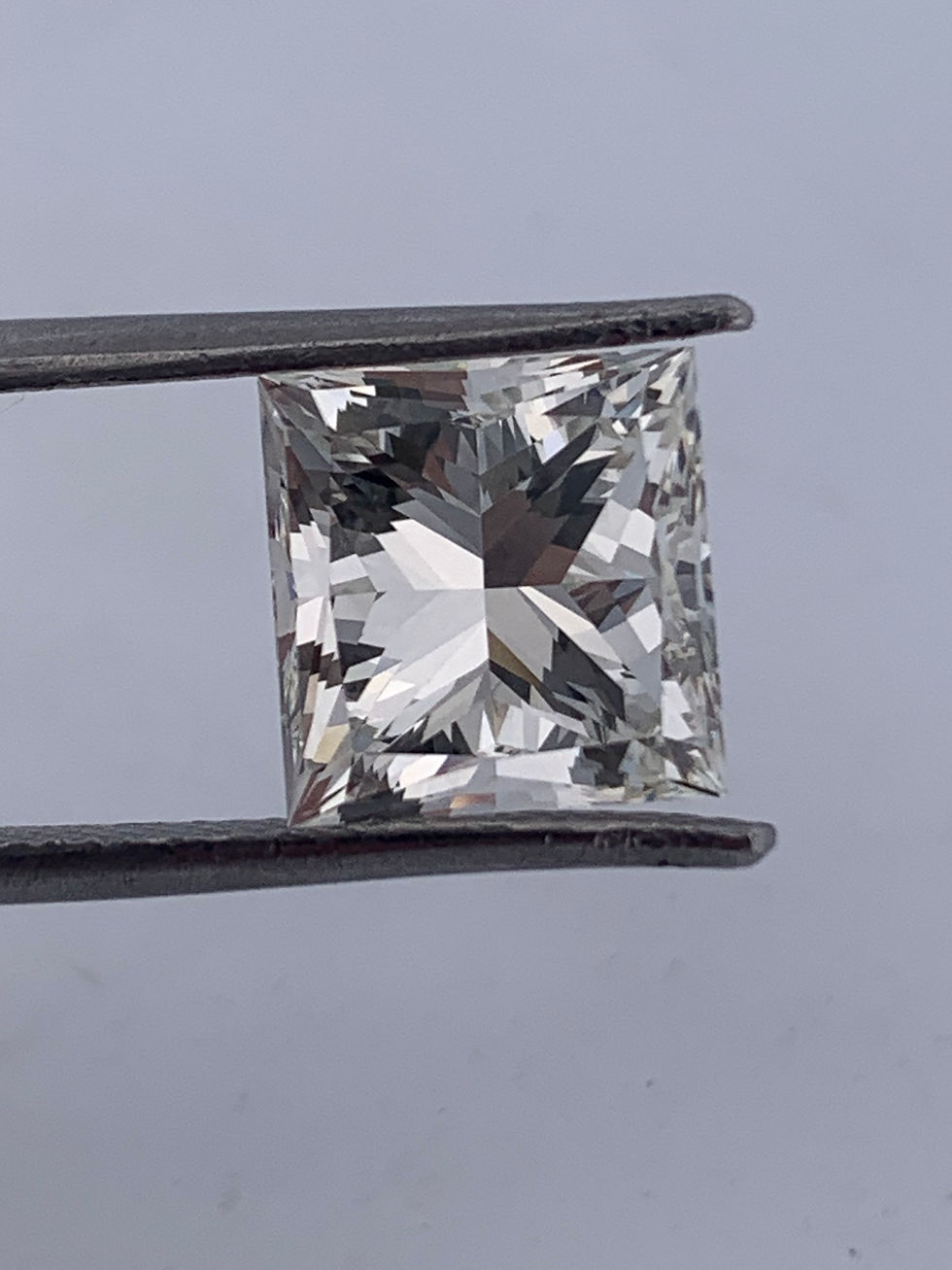 Thumbnail: 4.56ct Gia certified princess cut natural diamond j vs1 
