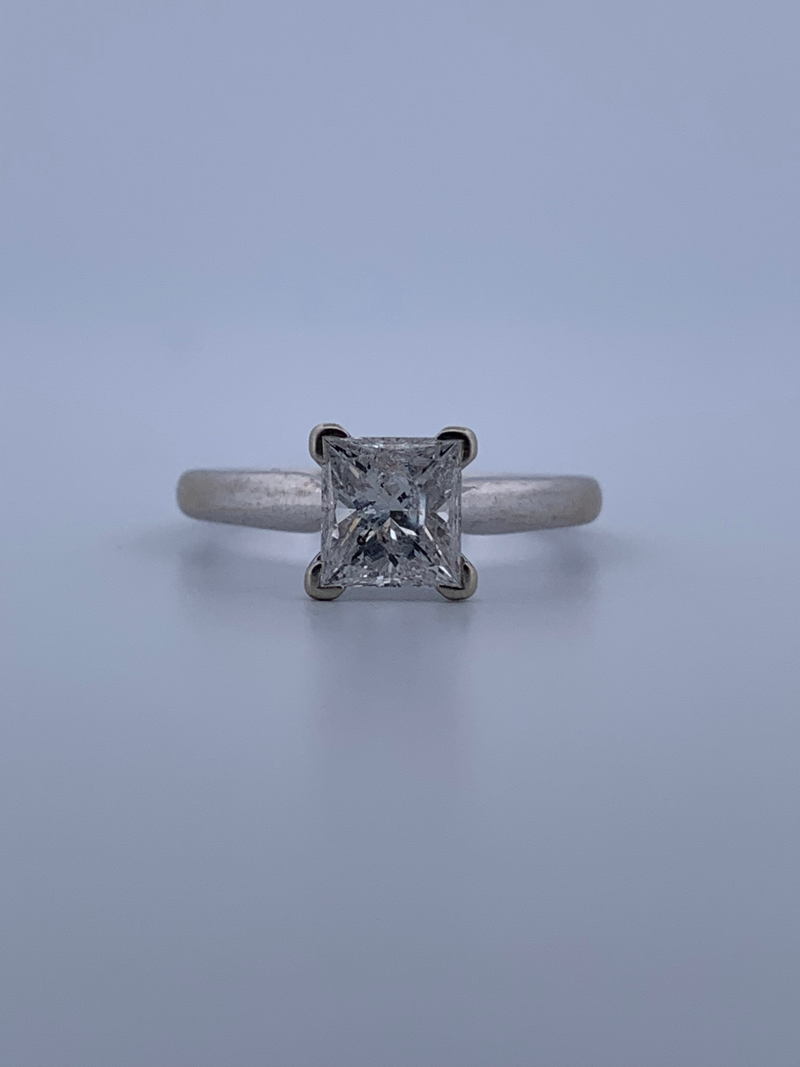 14k white gold 1.4ct diamond ring size 6