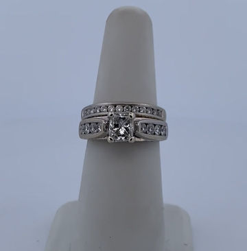 Thumbnail: 14k white gold 1.75ct diamond ring size 6.25