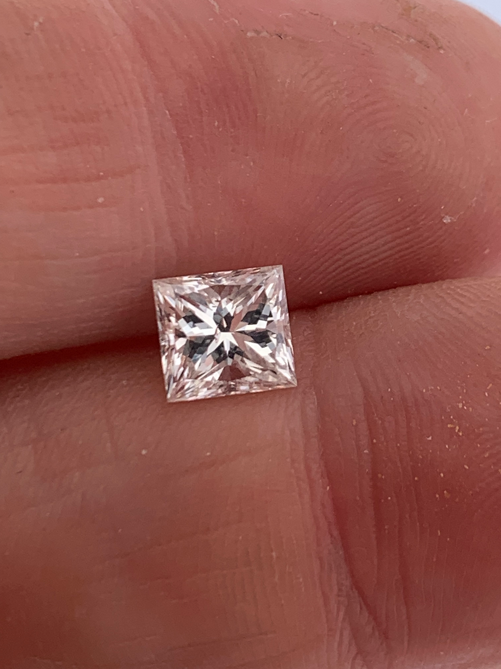 Thumbnail: 1.51ct princess cut natural diamond Gia certified h si2 