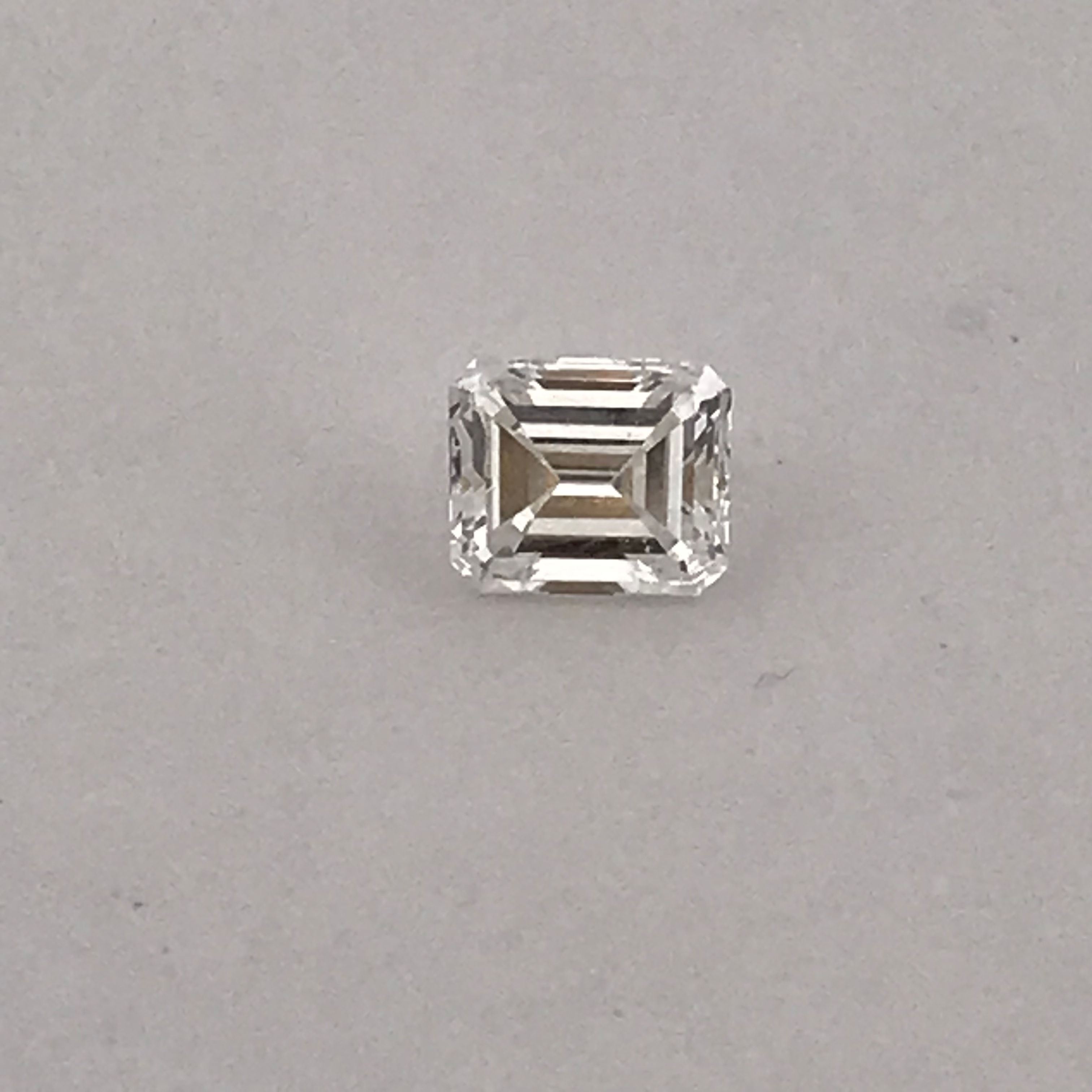 0.57ct Gia certified emerald cut natural diamond f vvs2