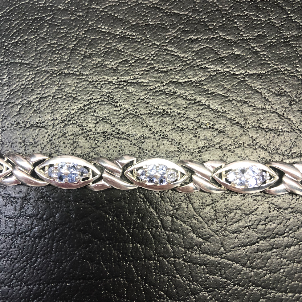 Thumbnail: Silver bracelet 7”