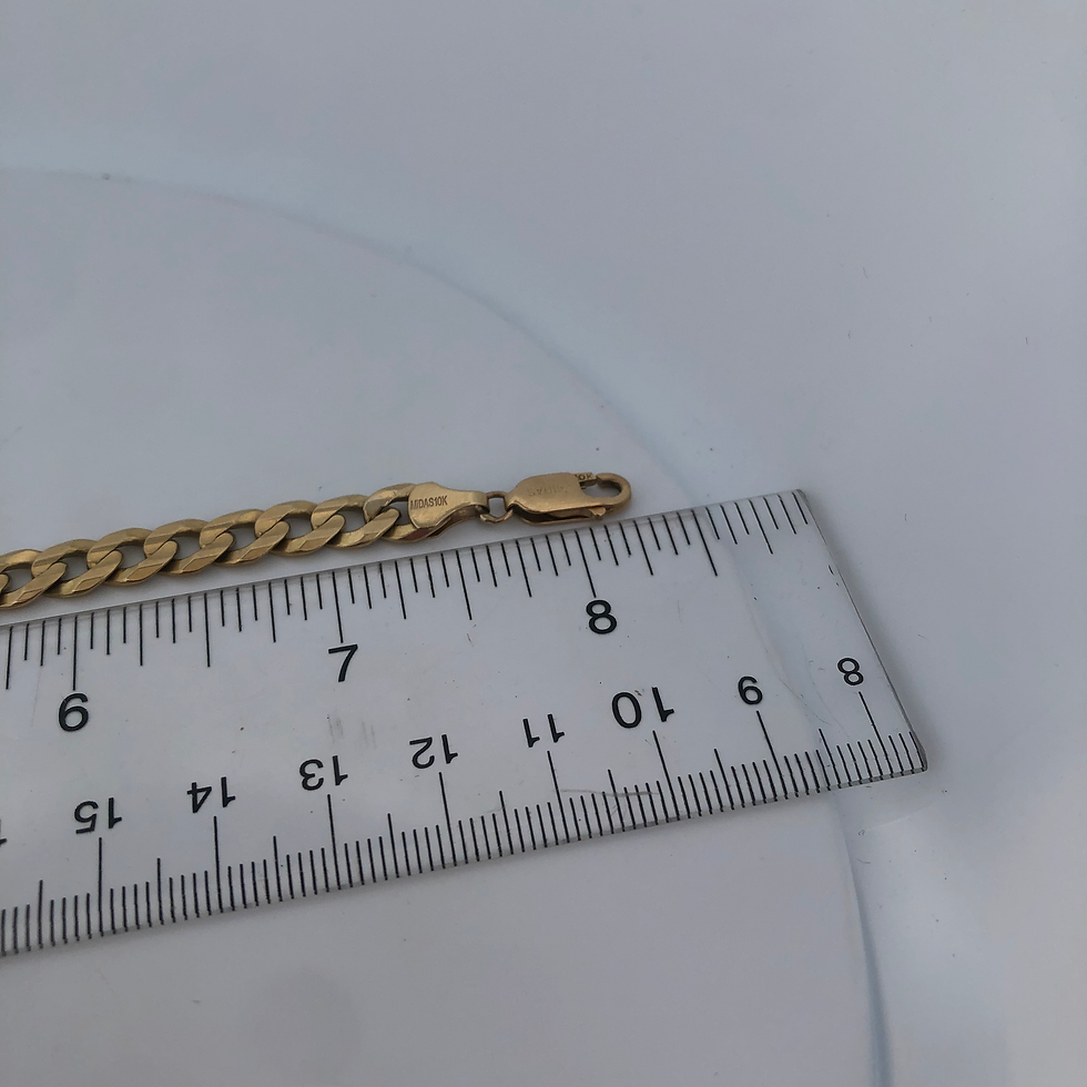 Thumbnail: 10k bracelet  8” long  