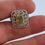 Thumbnail: 14k gold 6.46ct center yellow diamond ring igi certified 