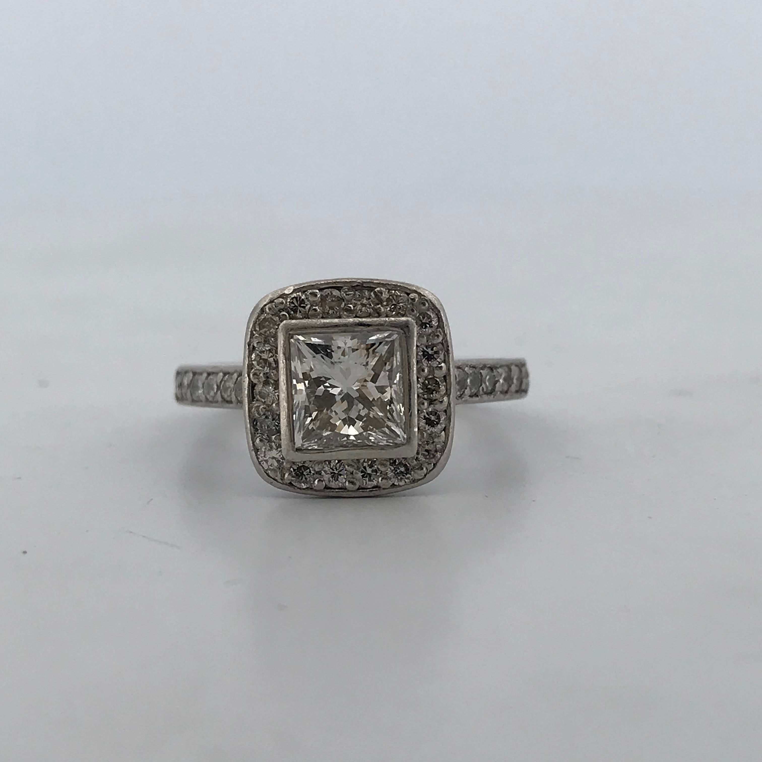 950 Platinum 2.0ct Diamond ring size 7.25