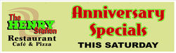 Henry Station Anniversary Banner