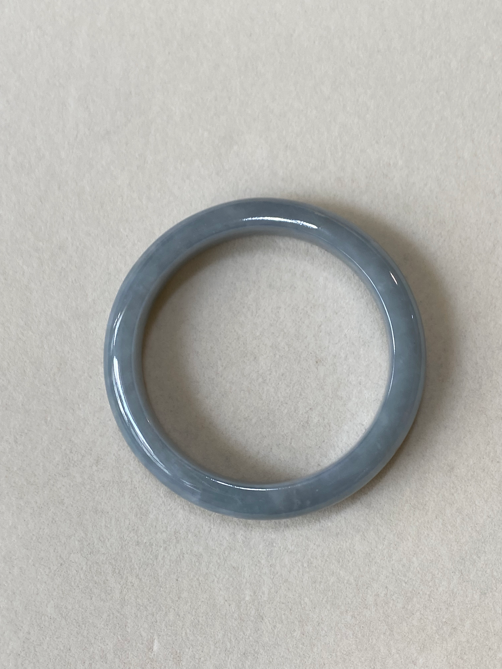 Thumbnail: 58MM Type A Greyish Lavender Mix Jadeite Bangle