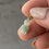 Thumbnail: 14K Gold Filled Type A Translucent Jadeite Goldfish Charm