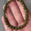 Thumbnail: Type A Translucent Brownish Dark Green Jadeite Beads Bracelet