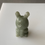 Thumbnail: Type A Light Yellowish Green Carved Jadeite Bunny with Carrot
