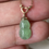 Thumbnail: 18K Rose Gold Translucent Green Hulu Jadeite Necklace