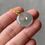 Thumbnail: 18K Yellow Gold Type A Translucent Jadeite Donut Pendant