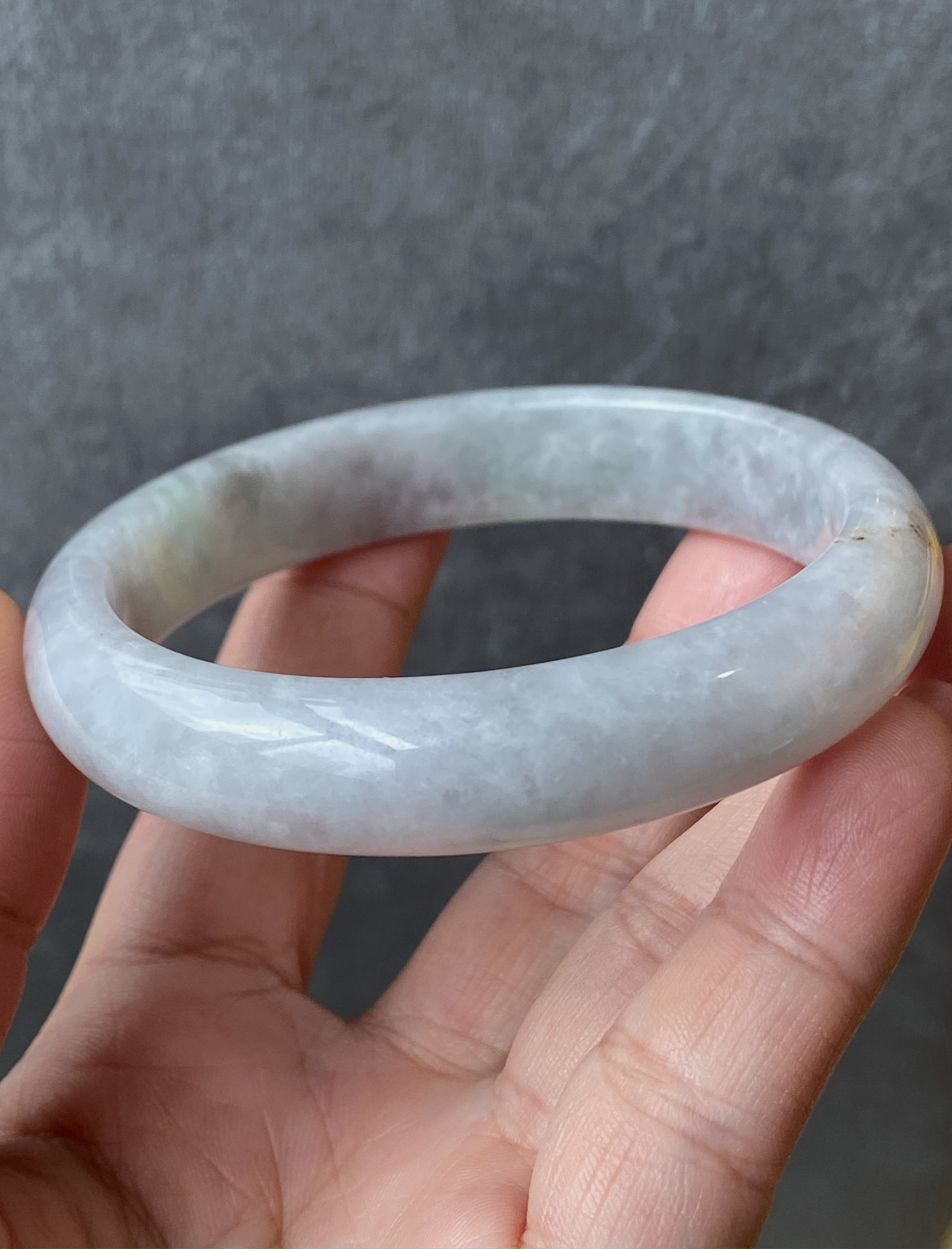 58.2MM Lavender Mix Jadeite Bangle