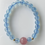 Thumbnail: Aquamarine with Rose Quartz Beads Bracelet