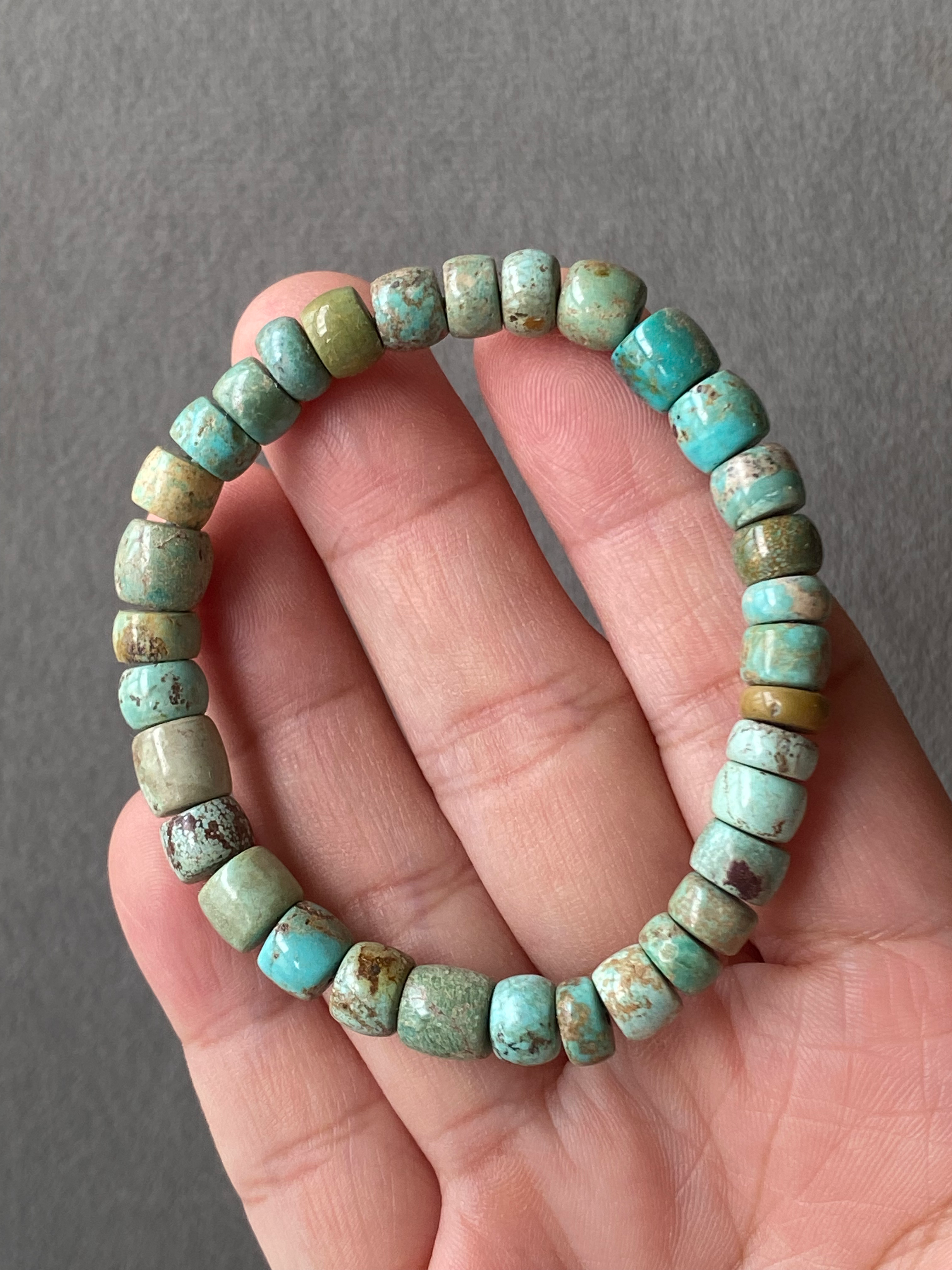 Turquoise Abacus Beads Bracelet