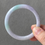 Thumbnail: 54.2MM Type A Lavender Mix Light Green Jadeite Bangle