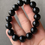 Thumbnail: Black Tourmaline Beads Bracelet