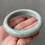 Thumbnail: 59.6MM Type A Light Green Jadeite Bangle