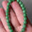 Thumbnail: Type A Full Green Jadeite Beads Bracelet