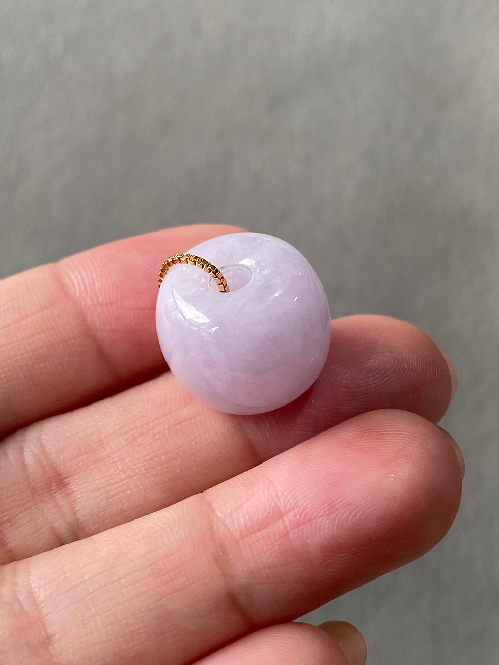 Thumbnail: Type A Light Lavender Jadeite Barrel