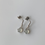 Thumbnail: 925 Silver Type A Icy Jadeite Earrings
