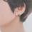 Thumbnail: 925 Silver Type A Translucent Jadeite Beads Ear Studs