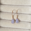 Thumbnail: 18K Rose Gold Type A Translucent Light Lavender Jadeite Hulu Earring