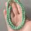 Thumbnail: Type A Light Green Jadeite Beads Necklace