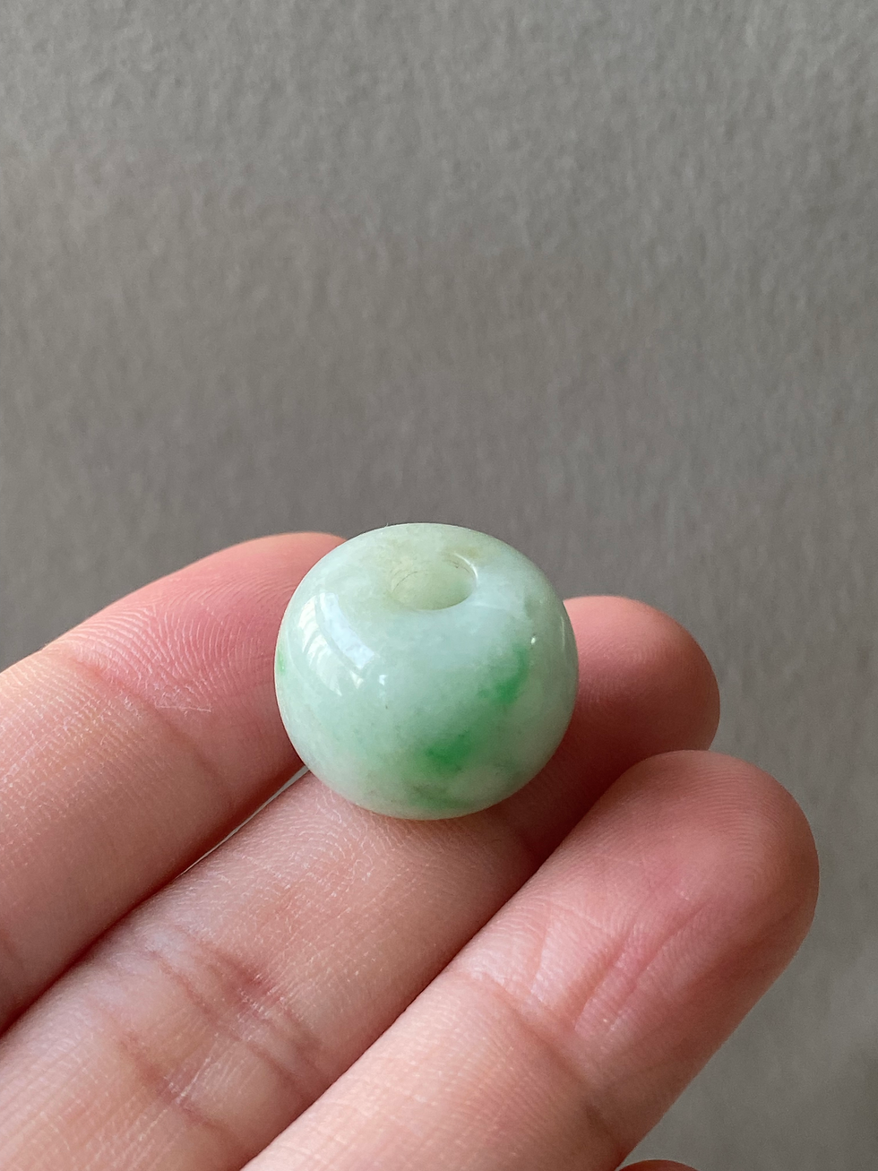 Thumbnail: Bright Green Mix Jade Barrel (Jade Only)