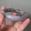 Thumbnail: 57MM Type A Light Lavender Mix Jadeite Bangle