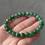 Thumbnail: Type A Full Green Mix Jadeite Beads Bracelet