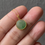 Thumbnail: 18K Yellow Gold Type A Light Green Mix Jadeite Pendant