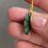 Thumbnail: Type A Translucent Deep Green Jadeite Mystic Knot Pendant